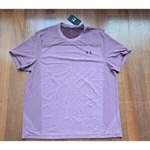 New Mens Underarmour 2xl Fitted Cool Run Tee Shirt Short Sleeve